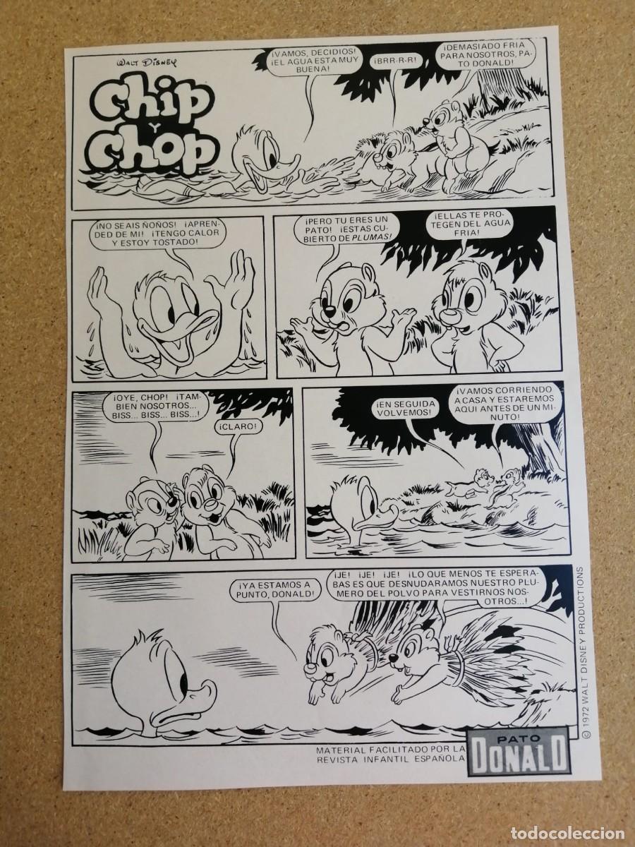 Otros art&iacute;culos de coleccionismo en papel: HOJA COMIC. CHIP Y CHOP