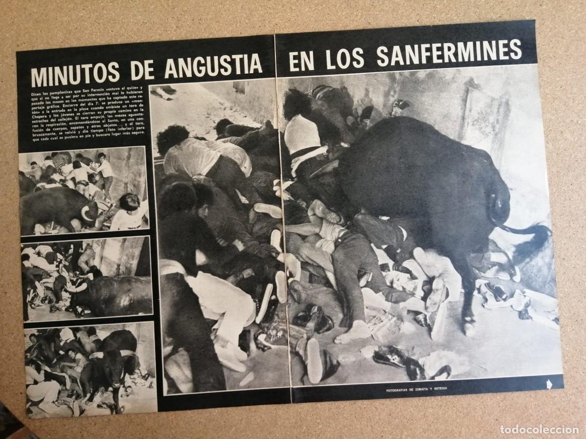 Otros art&iacute;culos de coleccionismo en papel: REPORTAJE. 1973, MINUTOS DE ANGUSTIA EN LOS SANFERMINES