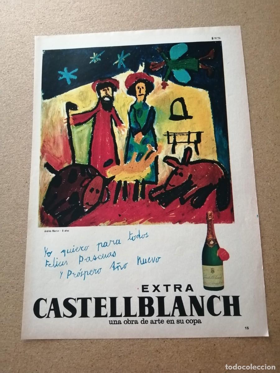 Otros art&iacute;culos de coleccionismo en papel: ANUNCIO. CAVA EXTRA CASTELLBLANCH