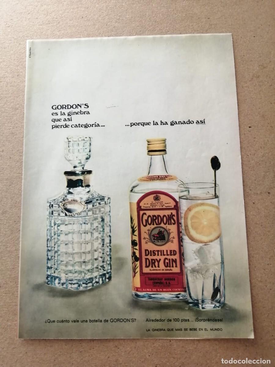 Otros art&iacute;culos de coleccionismo en papel: ANUNCIO. GINEBRA GORDON'S