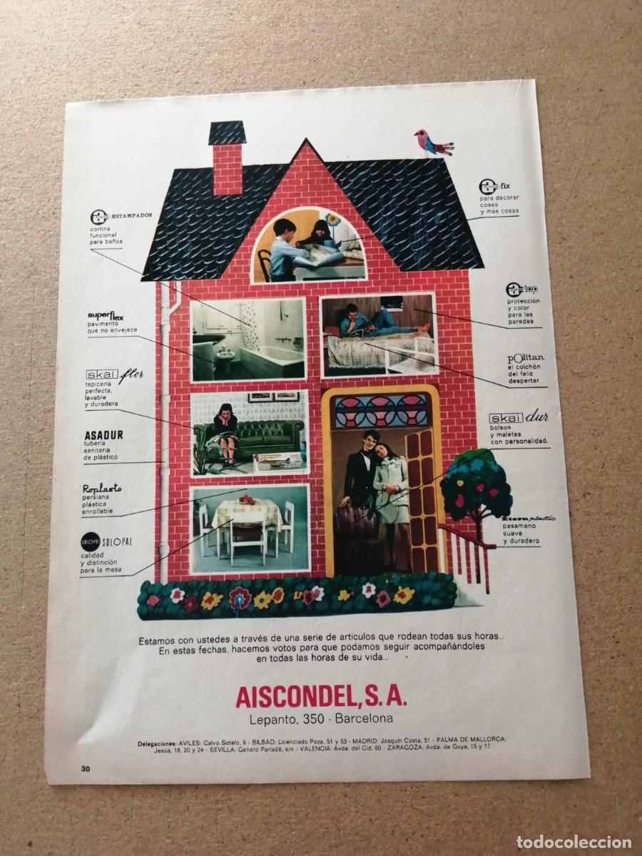 Otros art&iacute;culos de coleccionismo en papel: ANUNCIO. AISCONDEL S.A.