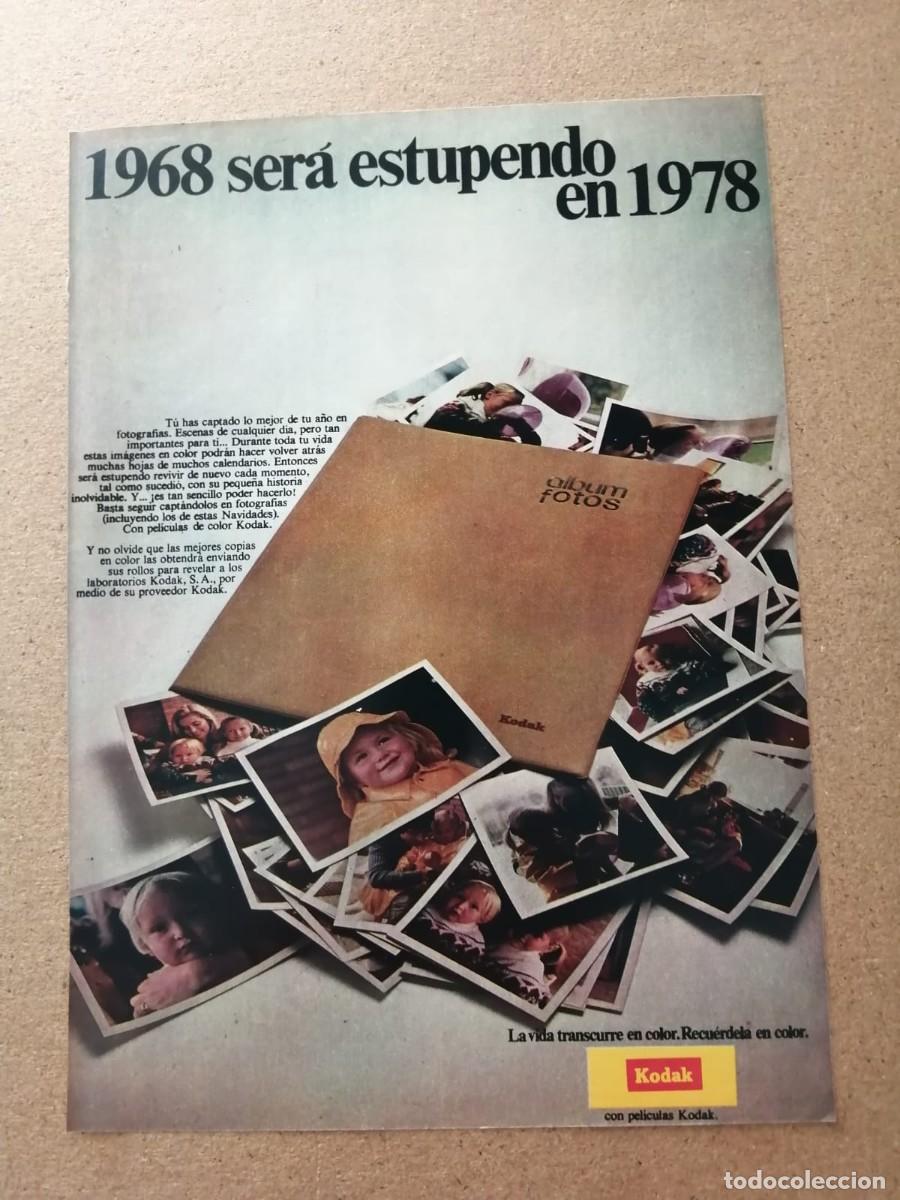 Otros art&iacute;culos de coleccionismo en papel: ANUNCIO. KODAK, 1968 SERA ESTUPENDO EN 1978