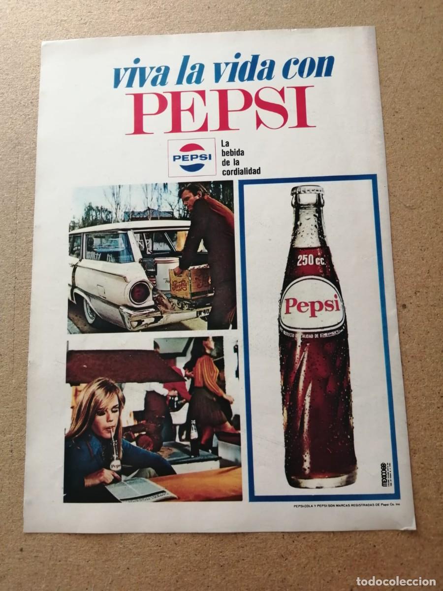 Otros art&iacute;culos de coleccionismo en papel: ANUNCIO. PEPSI COLA.