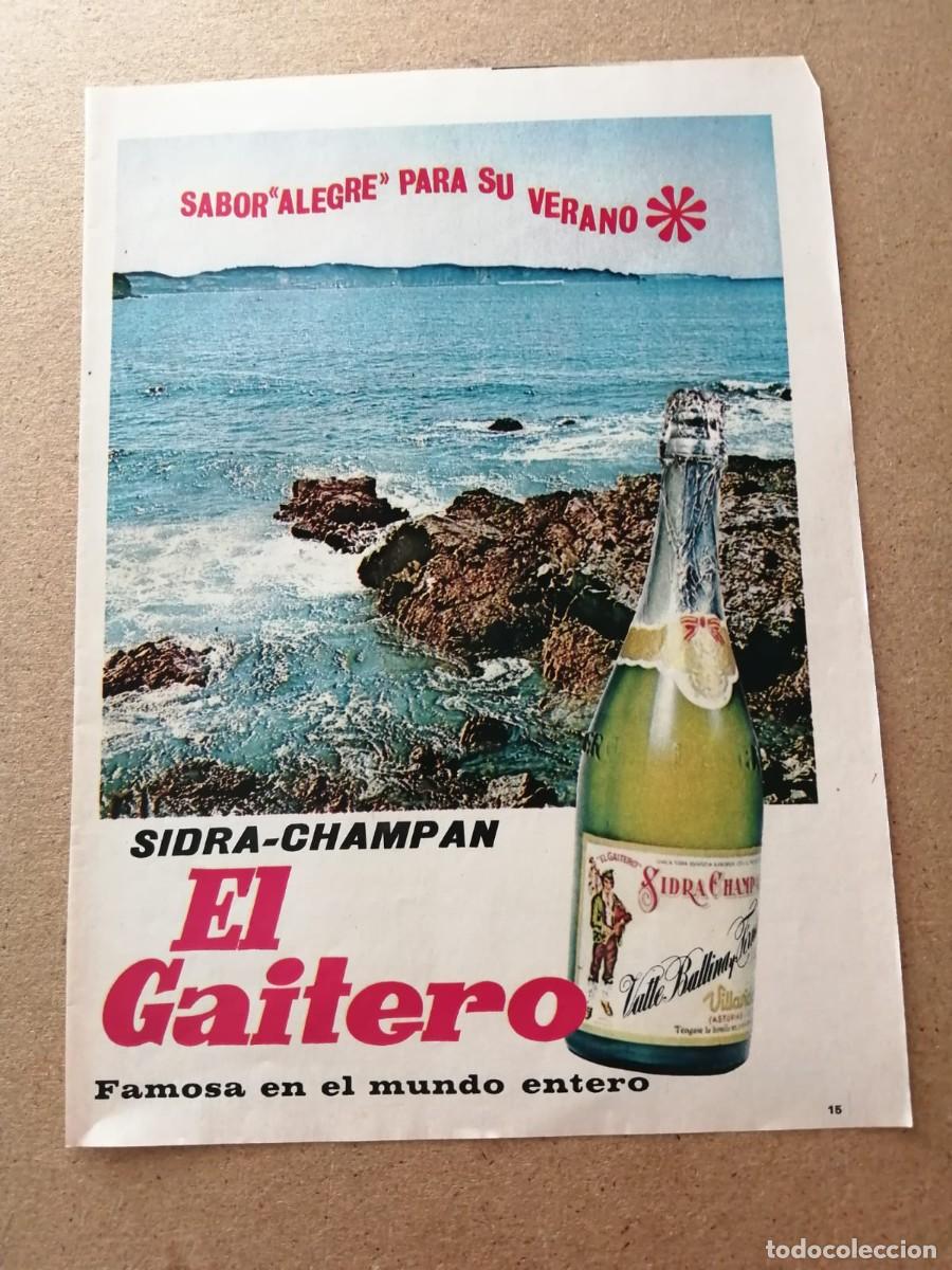 Sammelleidenschaft Andere Papierartikel: ANUNCIO. SIDRA EL GAITERO