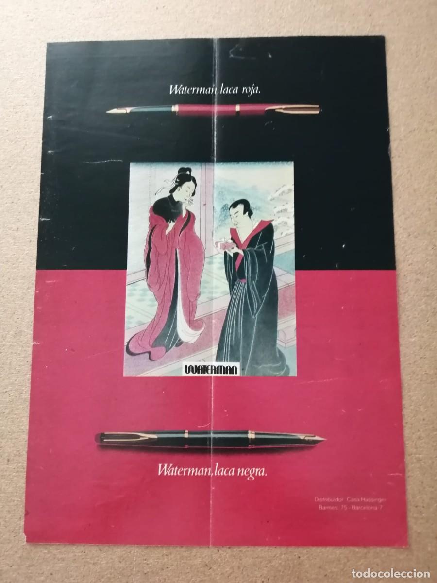 Otros art&iacute;culos de coleccionismo en papel: ANUNCIO. PLUMAS Y BOLIGRAFOS WATERMAN