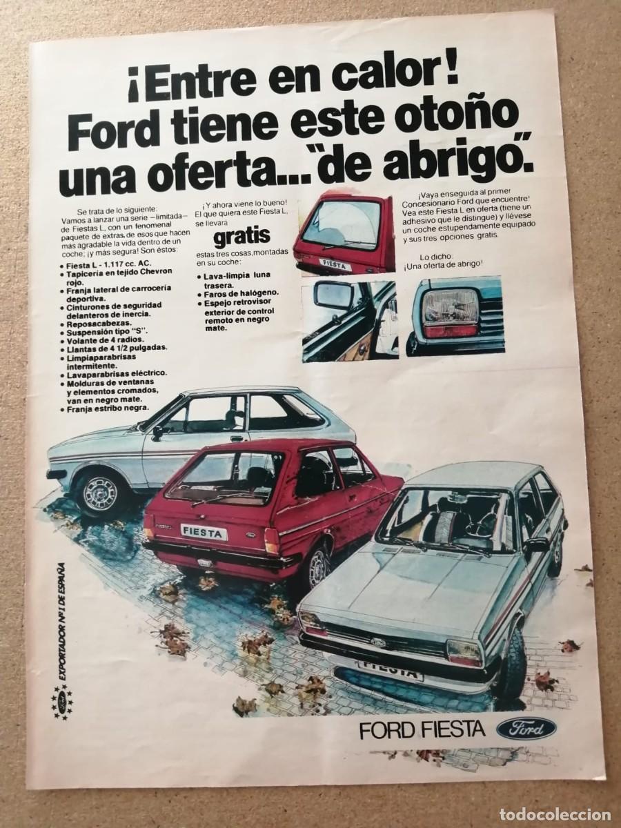 Otros art&iacute;culos de coleccionismo en papel: ANUNCIO. FORD FIESTA
