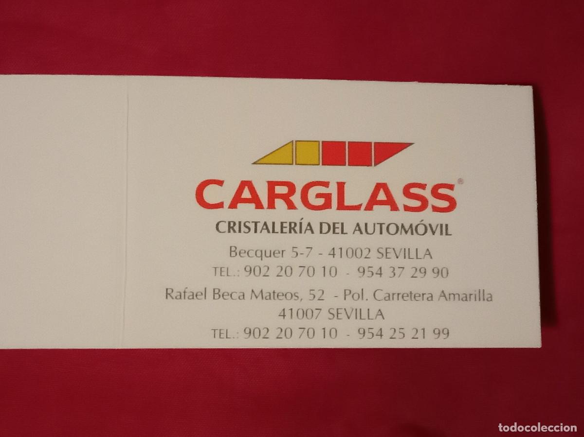Otros art&iacute;culos de coleccionismo en papel: Tarjeta CARGLASS - Sevilla.