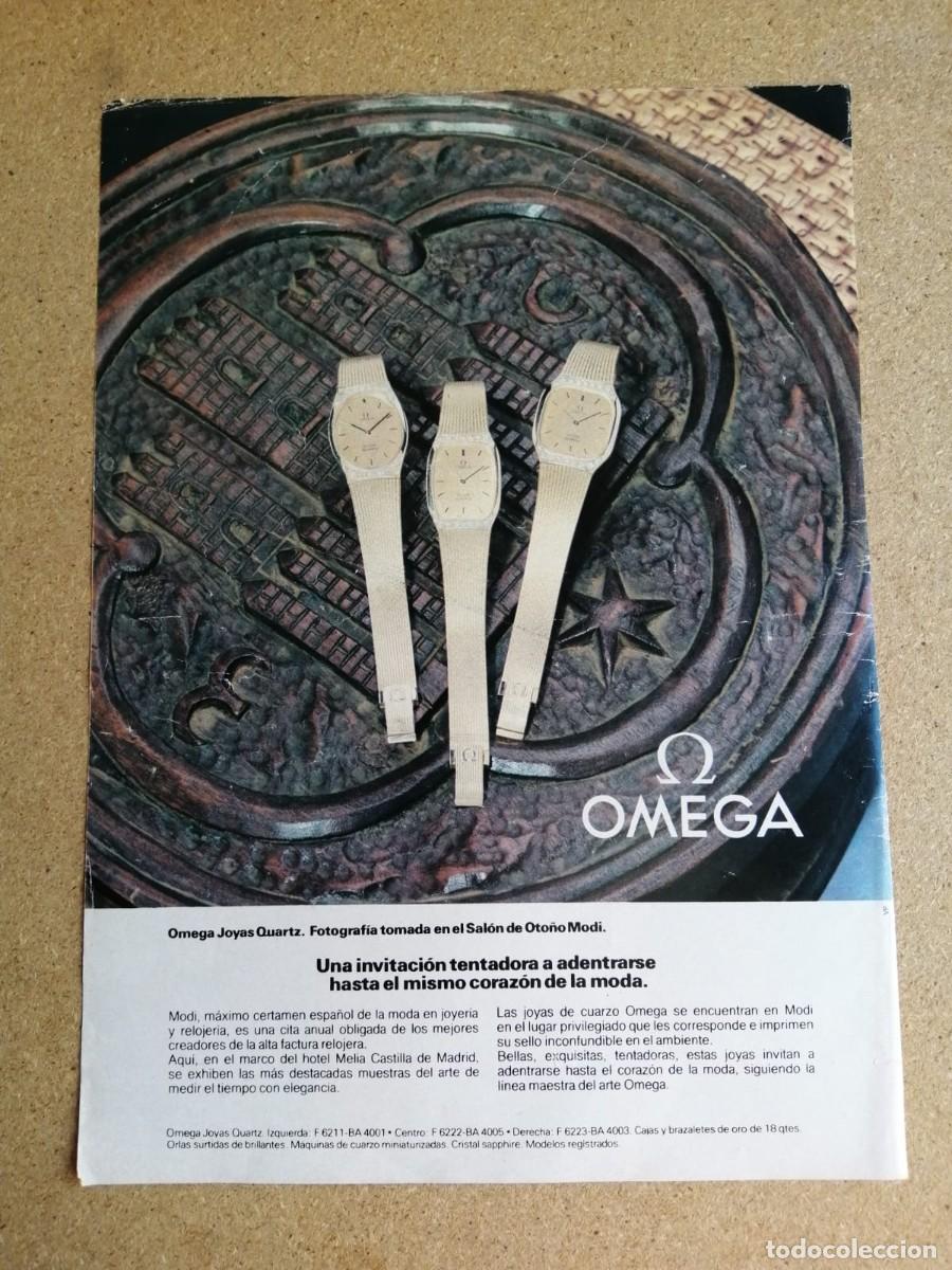 Otros art&iacute;culos de coleccionismo en papel: ANUNCIO. RELOJES OMEGA