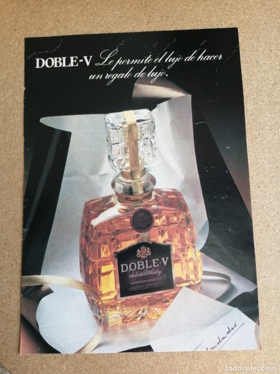 Otros art&iacute;culos de coleccionismo en papel: ANUNCIO. WHISKY DOBLE V