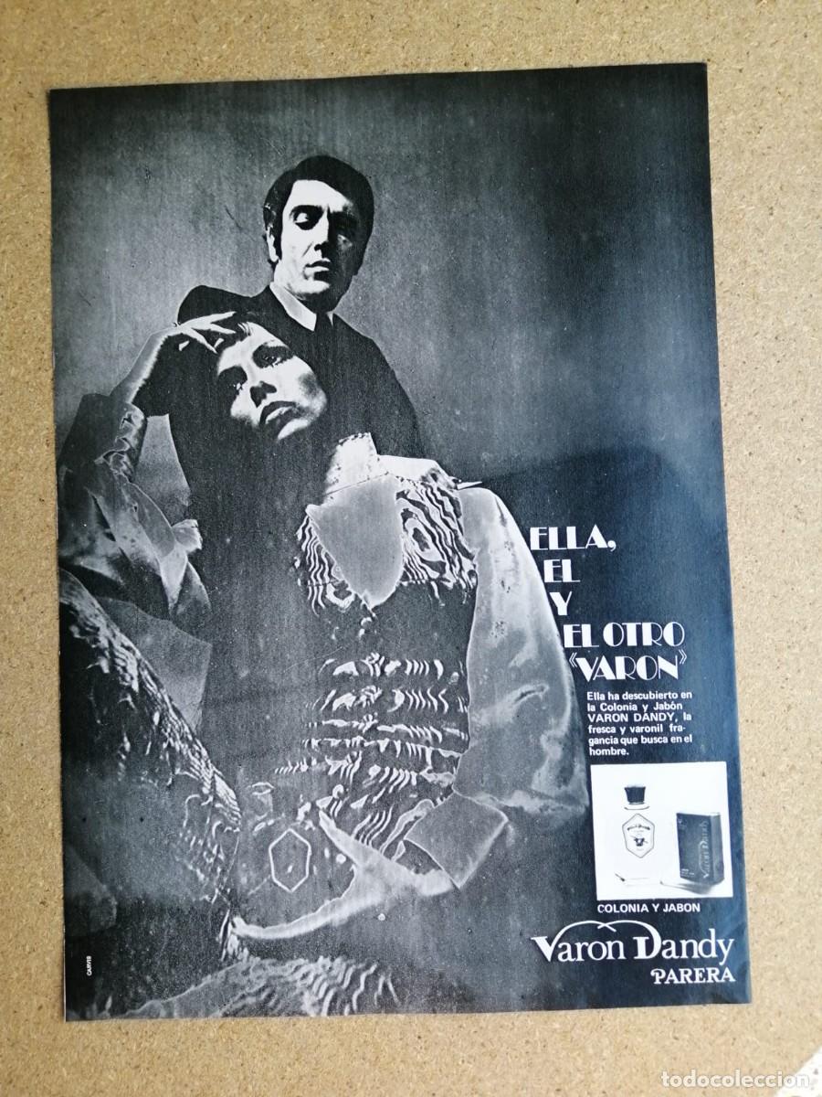 Otros art&iacute;culos de coleccionismo en papel: ANUNCIO. VARON DANDY
