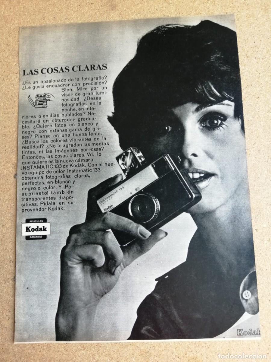 Otros art&iacute;culos de coleccionismo en papel: ANUNCIO. KODAK, LAS COSAS CLARAS