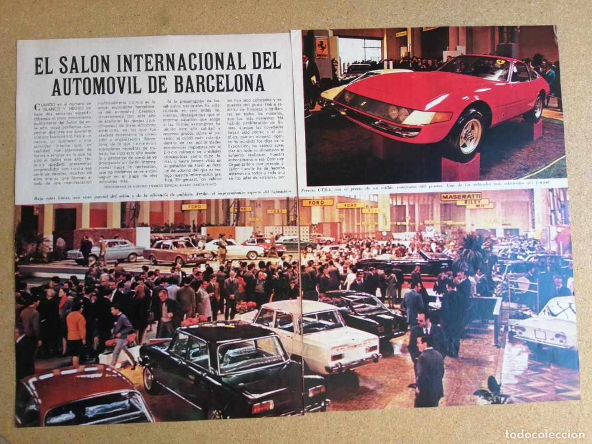 Otros art&iacute;culos de coleccionismo en papel: REPORTAJE. SALON INTERNACIONAL DEL AUTOMOVIL EN BARCELONA (A&Ntilde;OS 70)