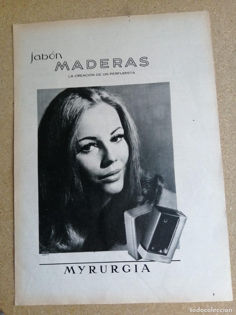Otros art&iacute;culos de coleccionismo en papel: ANUNCIO. JABON MADERAS, MYRURGIA