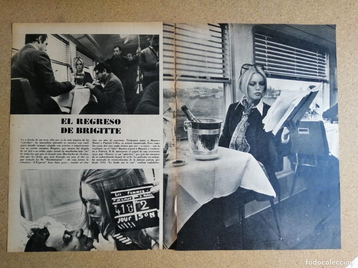Otros art&iacute;culos de coleccionismo en papel: REPORTAJE. EL REGRESO DE BRIGITTE BARDOT