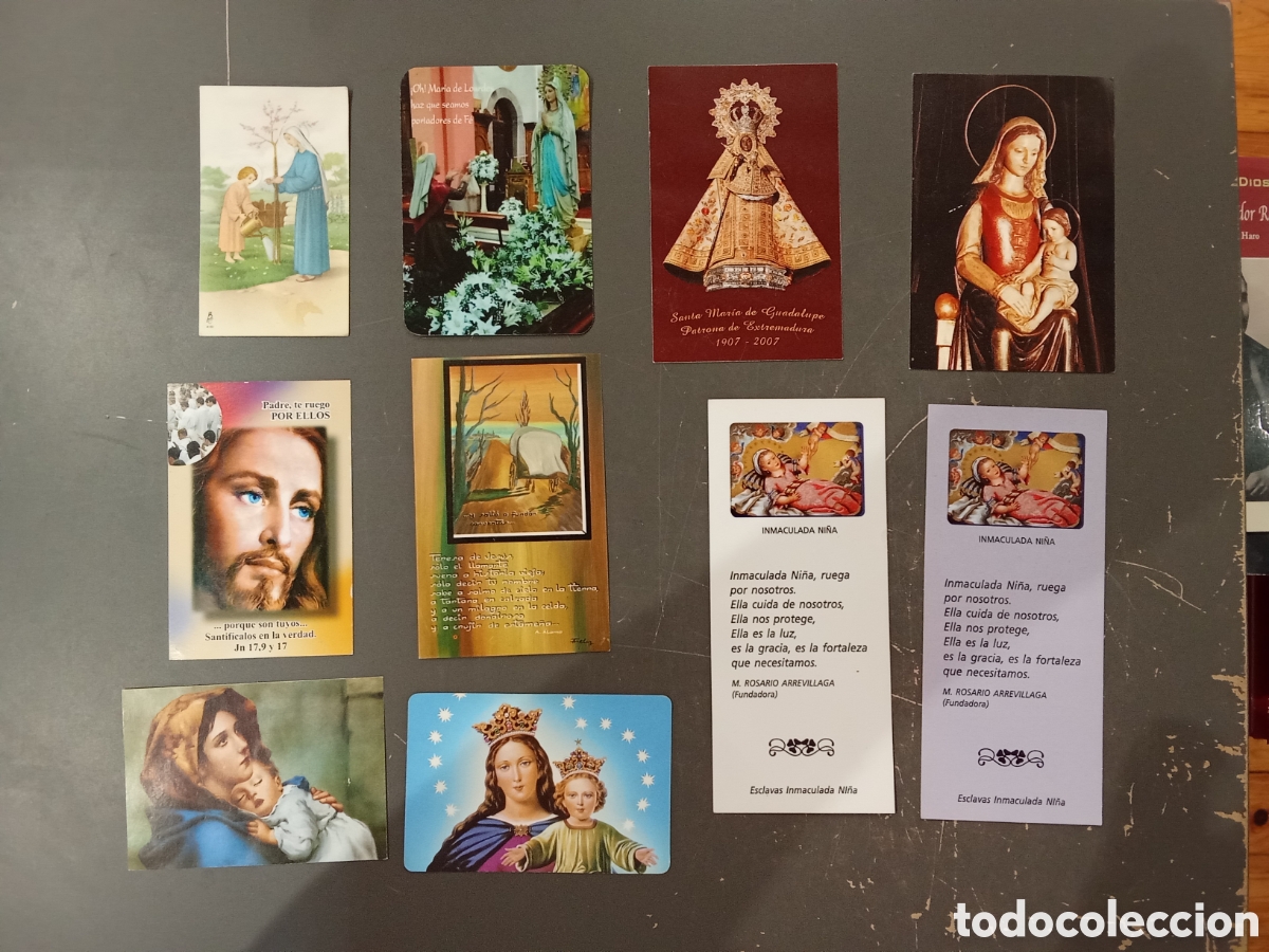 Otros art&iacute;culos de coleccionismo en papel: Recordatorios y Calendarios Religiosos