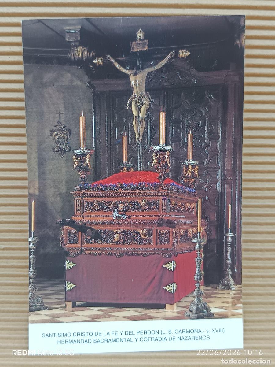 Otros art&iacute;culos de coleccionismo en papel: POSTAL , ESTAMPITA RELIGIOSA SANTISIMO CRISTO DE LA FEY DEL PERDON