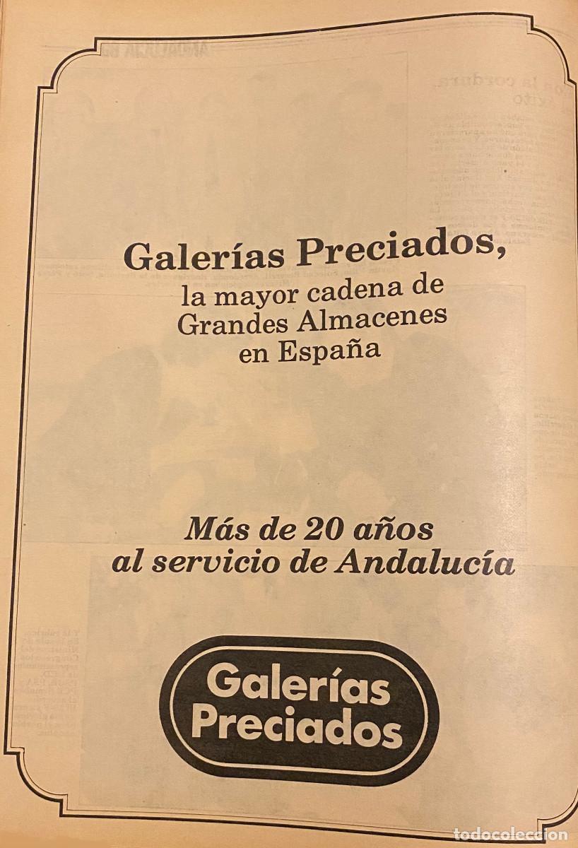 Otros art&iacute;culos de coleccionismo en papel: P&aacute;gina publicitaria de revista del a&ntilde;o 1980. Galer&iacute;as Preciados. Enmarcable. Buen estado.