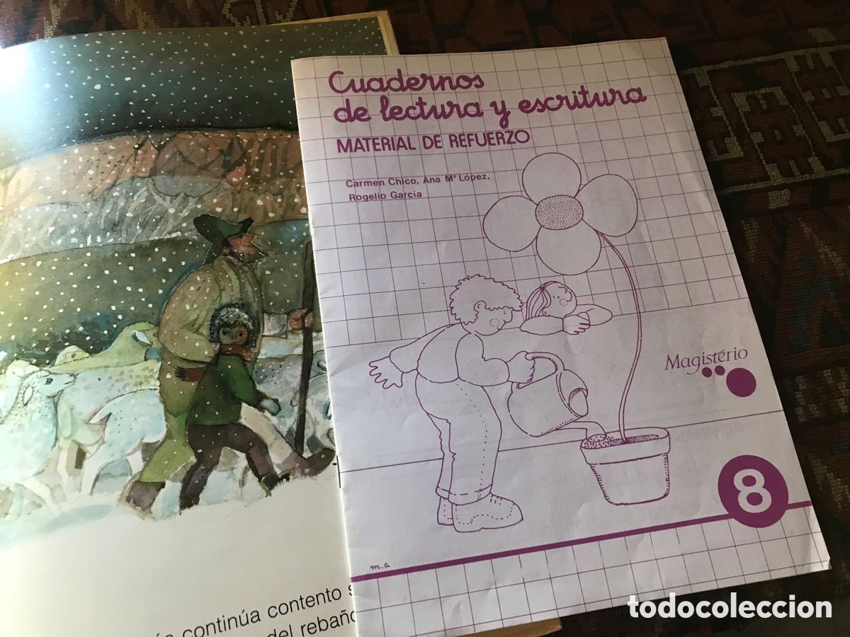 Otros art&iacute;culos de coleccionismo en papel: Cuadernos de lectura y escritura 8. Material de refuerzo. Carmen Chico. Rogelio Garc&iacute;a