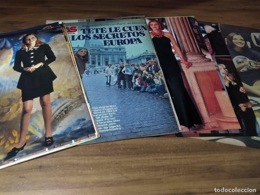 Otros art&iacute;culos de coleccionismo en papel: Tete Coustarot * Lote 100 Paginas Revistas Clippings