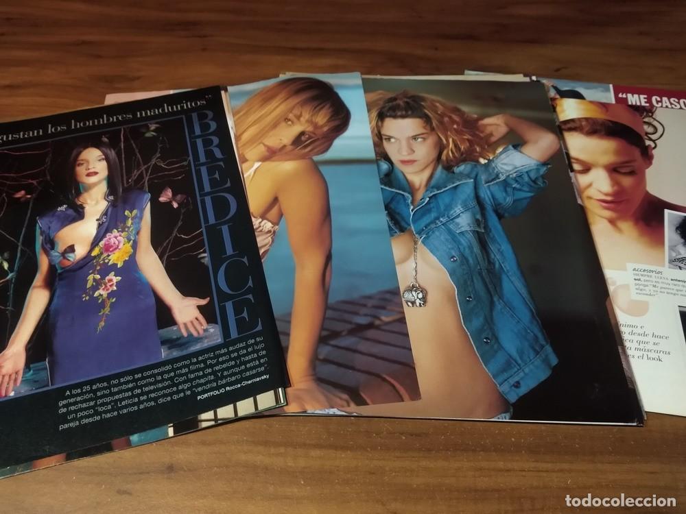 Otros art&iacute;culos de coleccionismo en papel: Leticia Bredice * Lote 100 Paginas Revistas Clippings