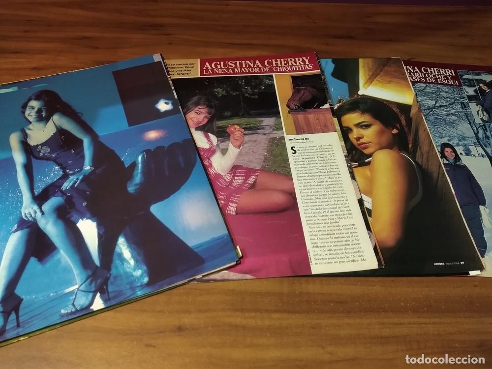 Otros art&iacute;culos de coleccionismo en papel: Agustina Cherri * Lote 100 Paginas Revistas Clippings