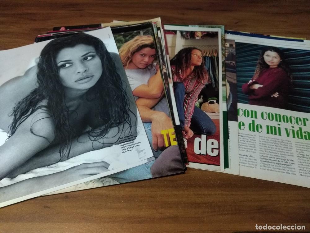 Otros art&iacute;culos de coleccionismo en papel: Julieta Ortega * Lote 100 Paginas Revistas Clippings