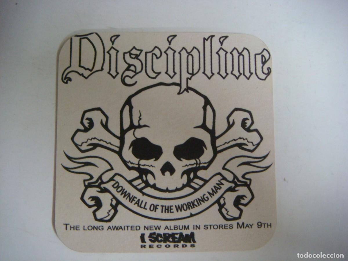Otros art&iacute;culos de coleccionismo en papel: POSAVASOS EN CARTON DE DISCIPLINE-CAJ-N&ordm;-82