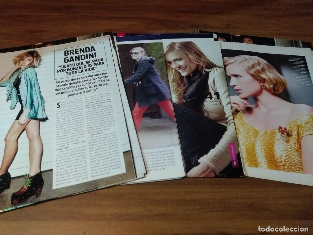 Otros art&iacute;culos de coleccionismo en papel: Brenda Gandini * Lote 100 Paginas Revistas Clippings