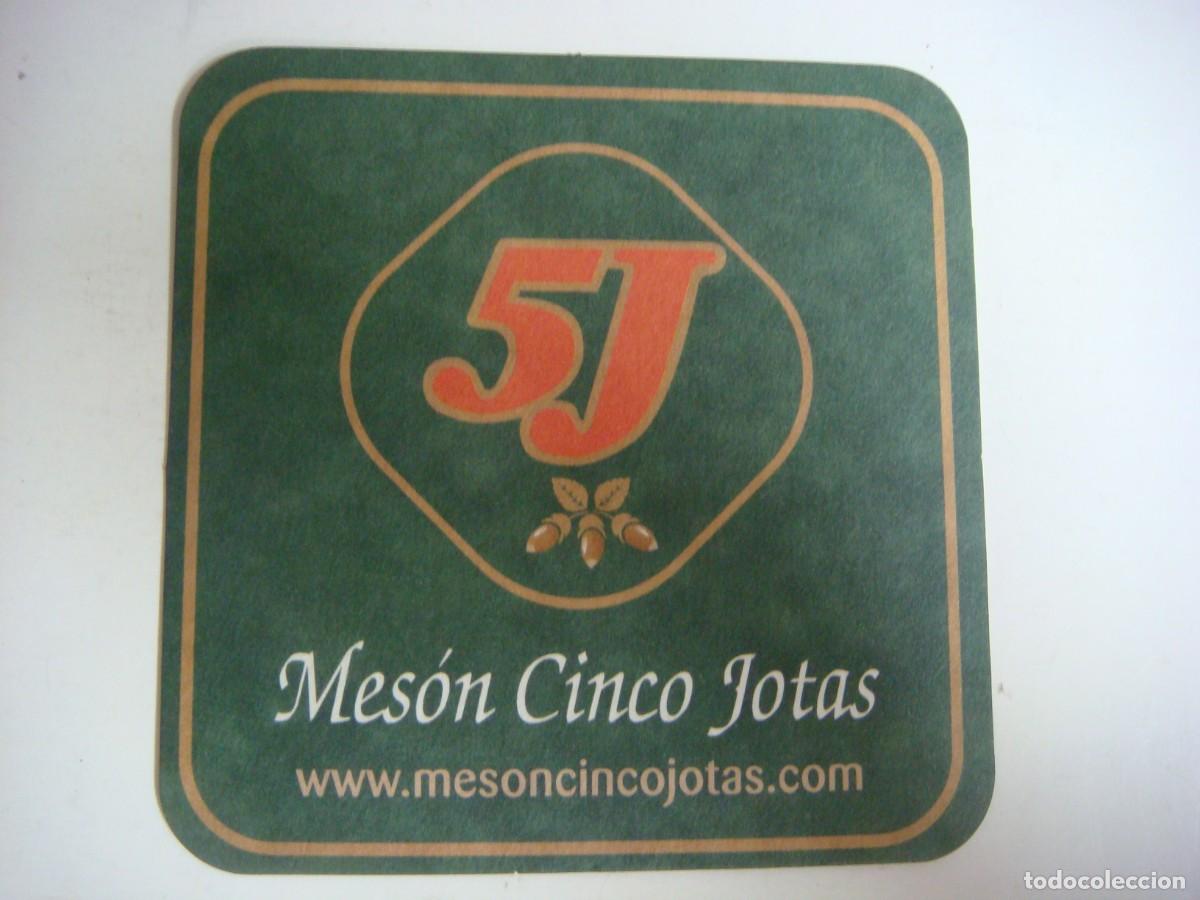 Otros art&iacute;culos de coleccionismo en papel: POSAVASOS EN CARTON DE MESON CINCO JOTAS-5J-CAJ-N&ordm;-82