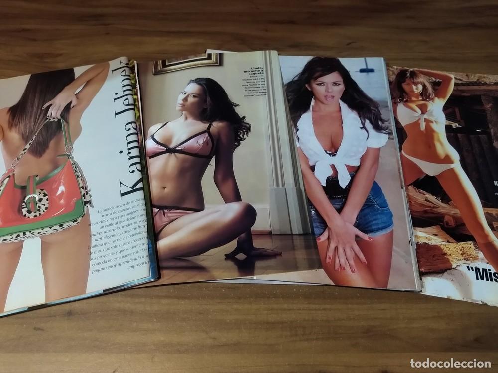 Otros art&iacute;culos de coleccionismo en papel: Karina Jelinek * Lote 100 Paginas Revistas Clippings