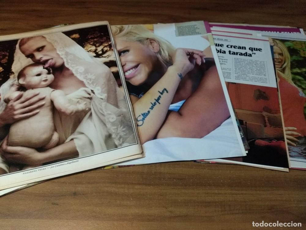 Sammelleidenschaft Andere Papierartikel: Nazarena Velez * Lote 100 Paginas Revistas Clippings