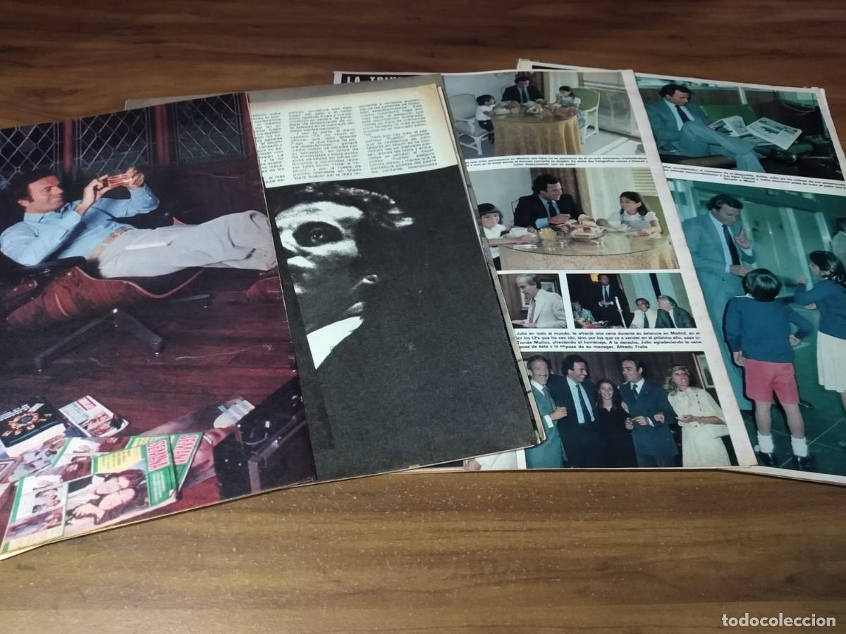 Otros art&iacute;culos de coleccionismo en papel: Julio Iglesias * Lote 100 Paginas Revistas Clippings # 5