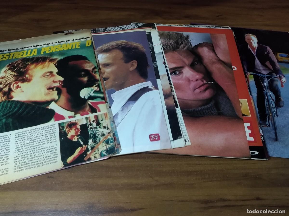 Otros art&iacute;culos de coleccionismo en papel: The Police * Sting Solo * Lote 100 Paginas Revistas Clippings
