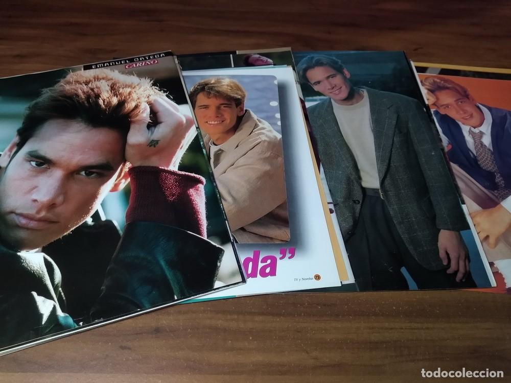 Otros art&iacute;culos de coleccionismo en papel: Emanuel Ortega * Lote 100 Paginas Revistas Clippings