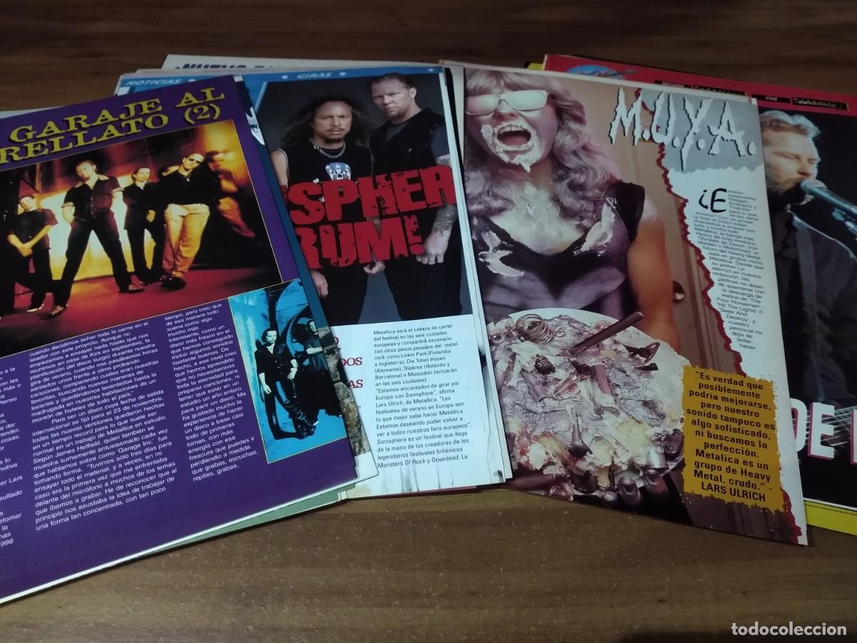 Otros art&iacute;culos de coleccionismo en papel: Metallica * Lote 100 Paginas Revistas Clippings # 2