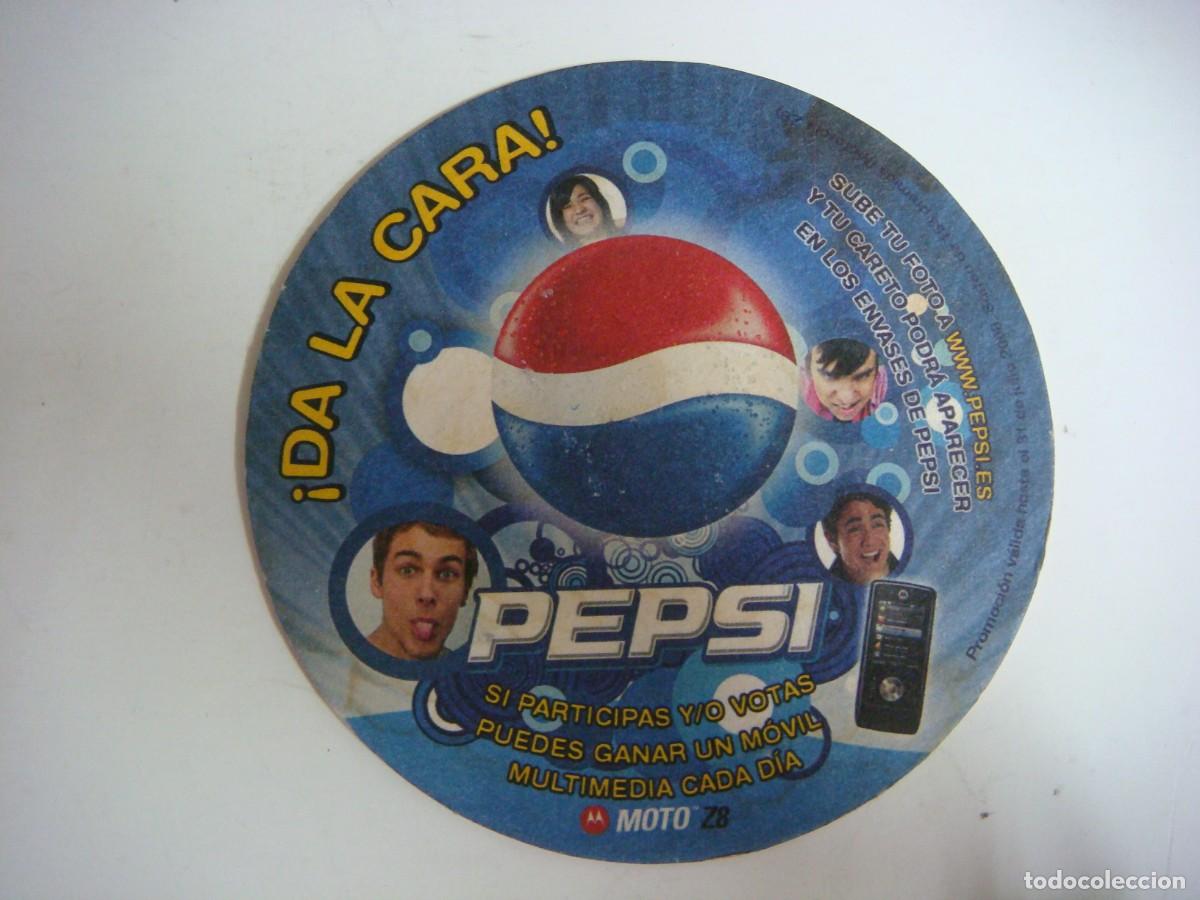 Otros art&iacute;culos de coleccionismo en papel: POSAVASOS EN CARTON PEPSI-CAJ-N&ordm;-82
