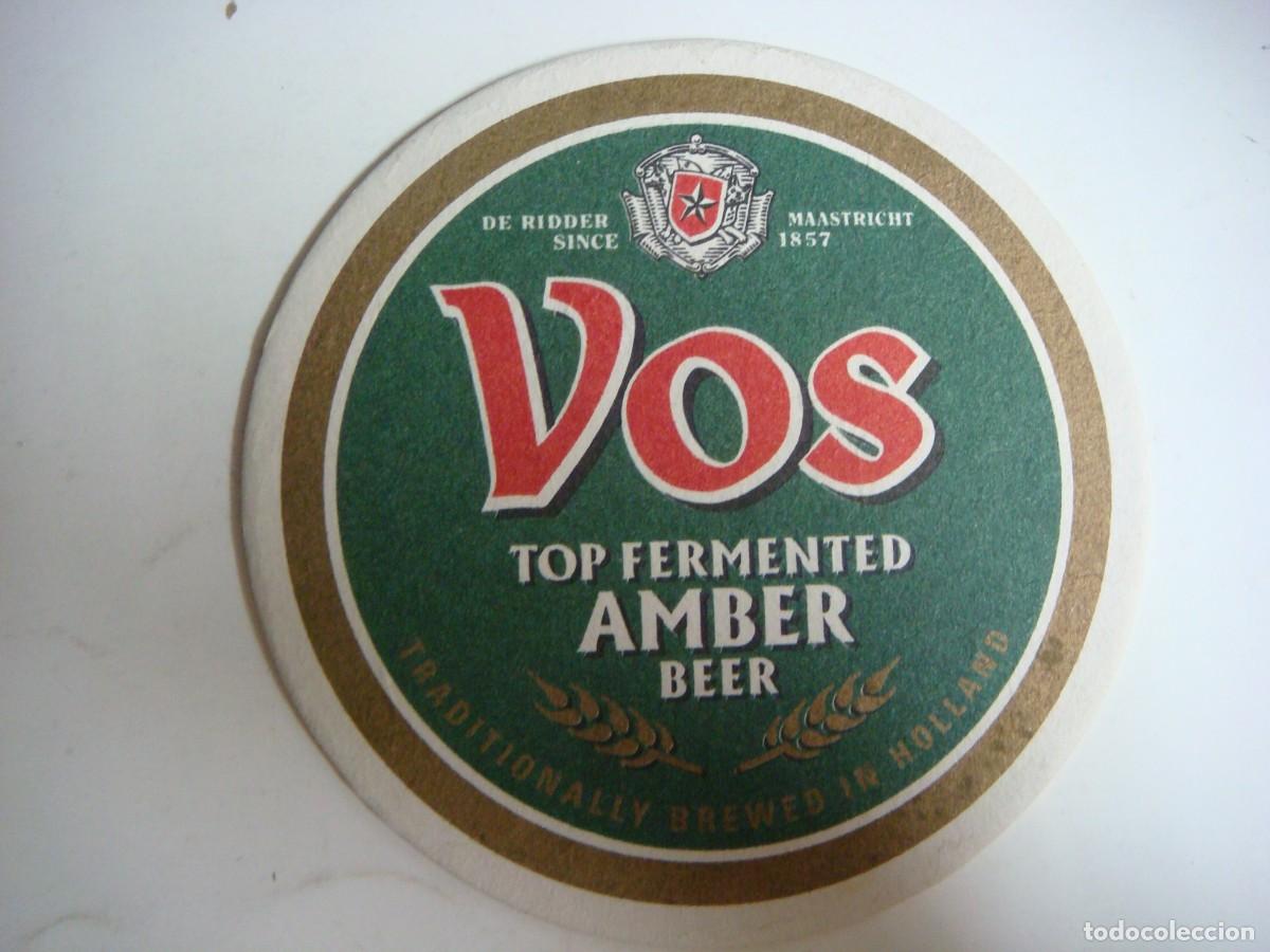 Otros art&iacute;culos de coleccionismo en papel: POSAVASOS DE CARTON DE VOS AMBER-CAJ-N&ordm;-82