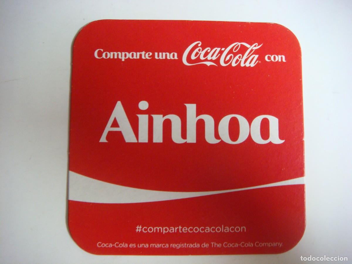 Otros art&iacute;culos de coleccionismo en papel: POSAVASOS DE CARTON EN COCACOLA AINHOA-CAJ-N&ordm;-82