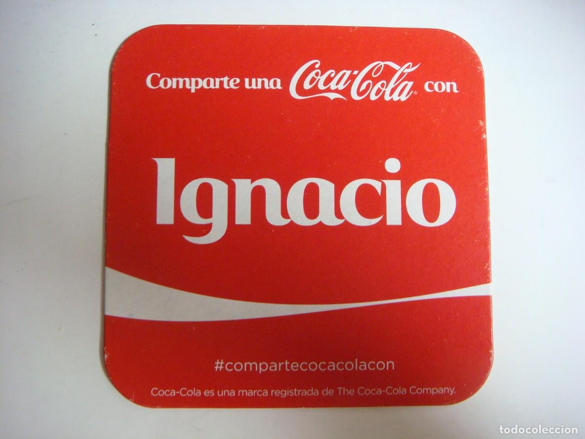 Otros art&iacute;culos de coleccionismo en papel: POSAVASOS DE CARTON EN COCACOLA IGNACIO-CAJ-N&ordm;-82