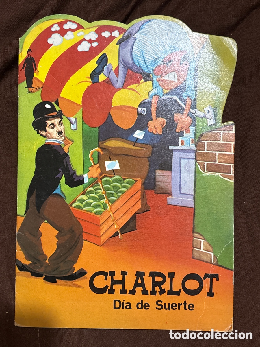 Otros art&iacute;culos de coleccionismo en papel: CUENTO TROQUELADO CHARLOT D&Iacute;A DE SUERTE ( 1974)