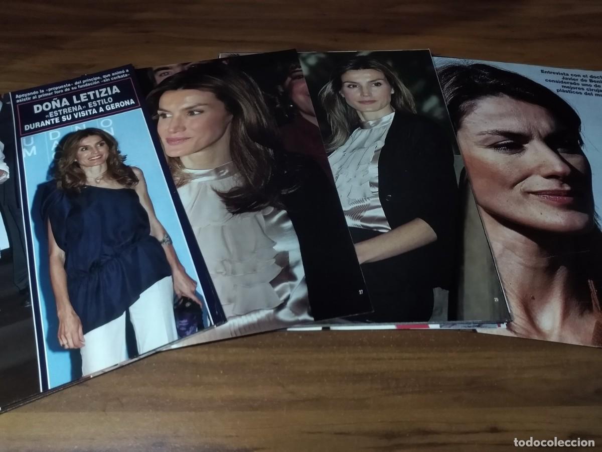 Otros art&iacute;culos de coleccionismo en papel: Reina Letizia * Lote 100 Paginas Revistas Clippings # 3