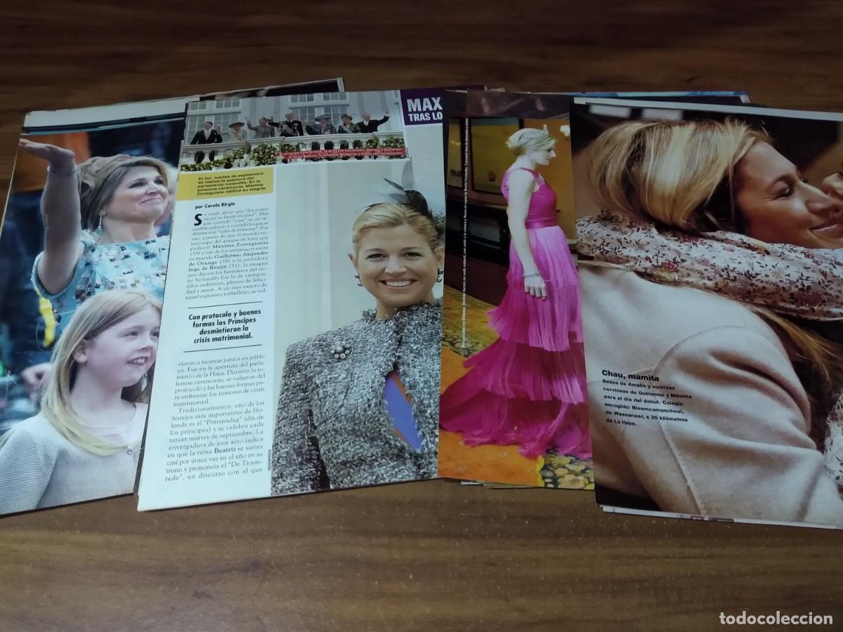 Otros art&iacute;culos de coleccionismo en papel: Reina Maxima * Lote 100 Paginas Revistas Clippings # 5