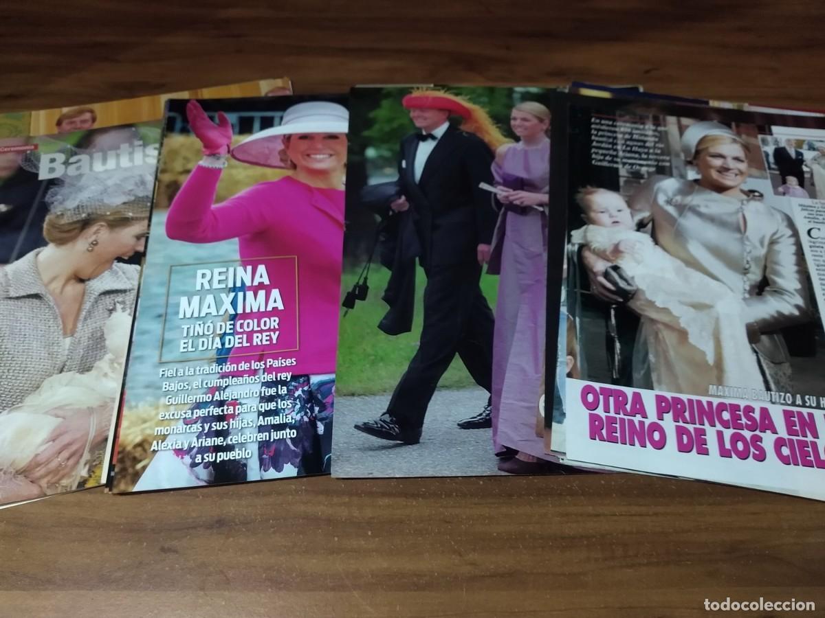 Otros art&iacute;culos de coleccionismo en papel: Reina Maxima * Lote 100 Paginas Revistas Clippings # 6