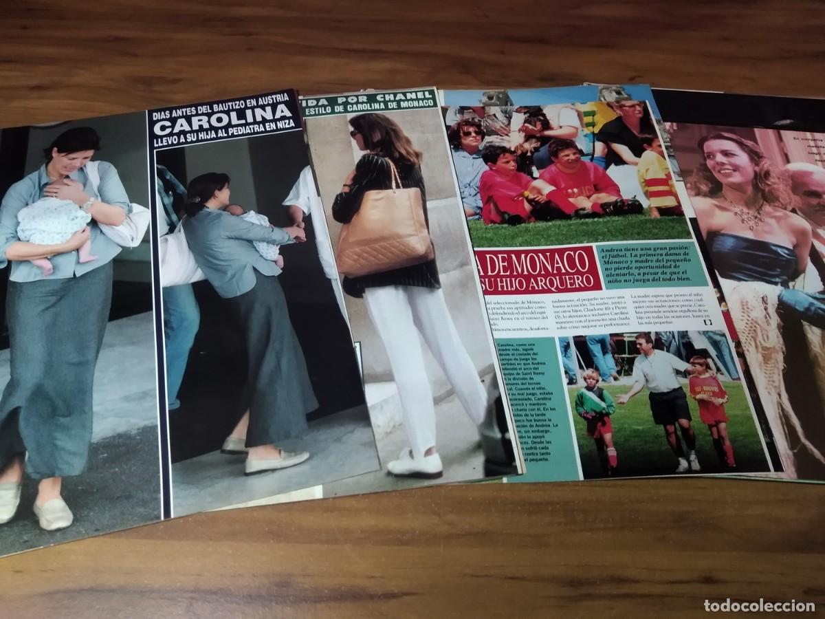 Otros art&iacute;culos de coleccionismo en papel: Princesa Carolina * Monaco * Lote 100 Paginas Revistas Clippings # 4