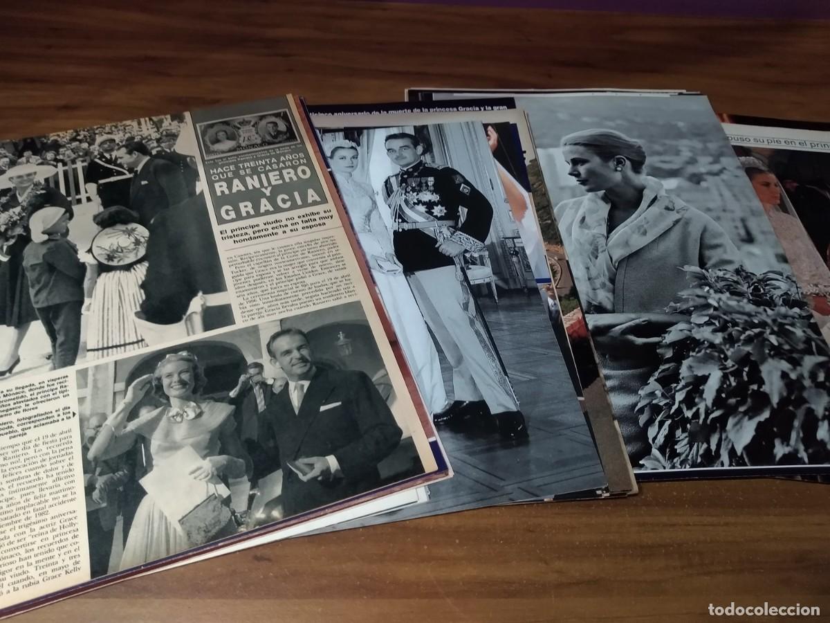 Otros art&iacute;culos de coleccionismo en papel: Princesa Grace Kelly * Monaco * Lote 100 Paginas Revistas Clippings