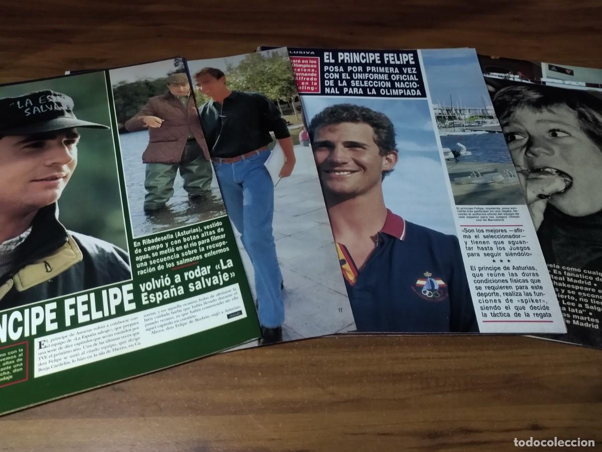Otros art&iacute;culos de coleccionismo en papel: Rey Felipe * Lote 100 Paginas Revistas Clippings # 2