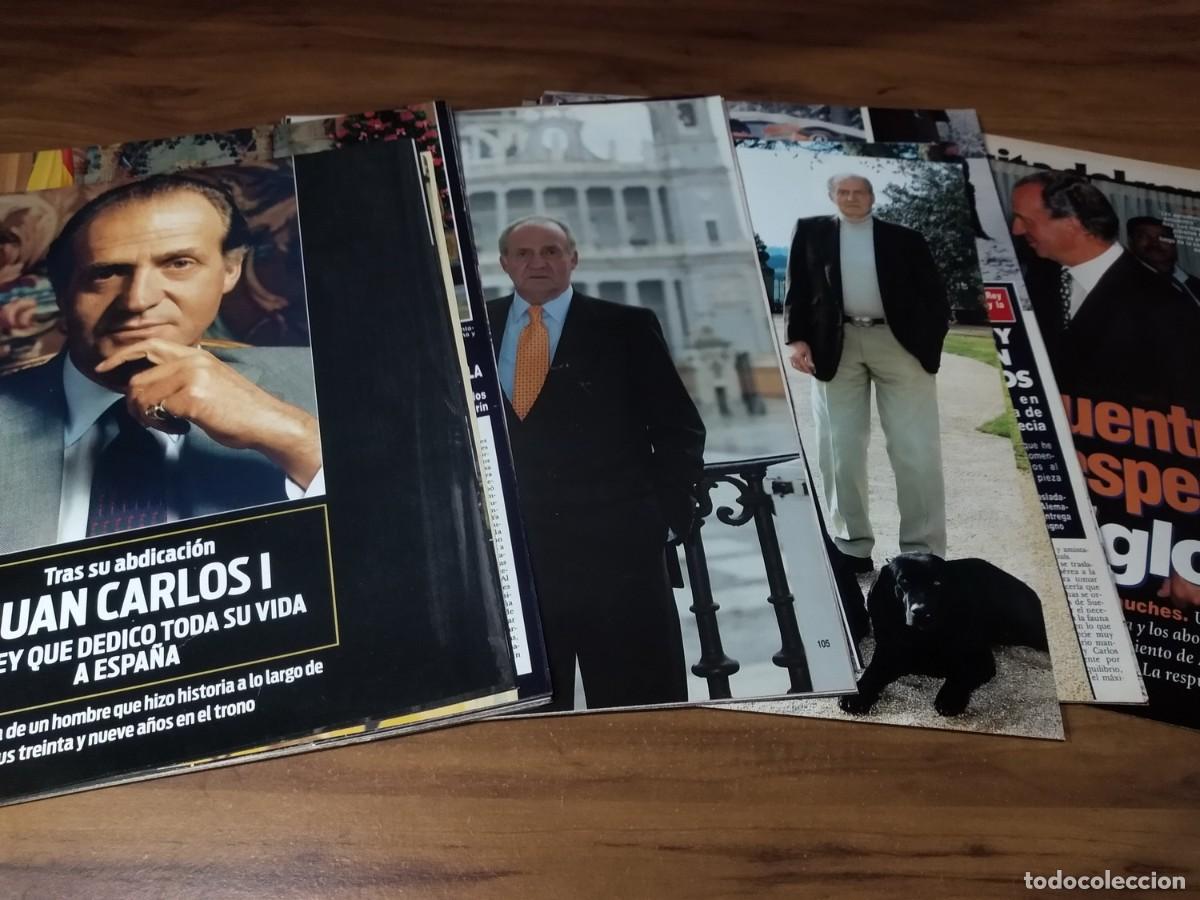 Otros art&iacute;culos de coleccionismo en papel: Rey Juan Carlos * Lote 100 Paginas Revistas Clippings