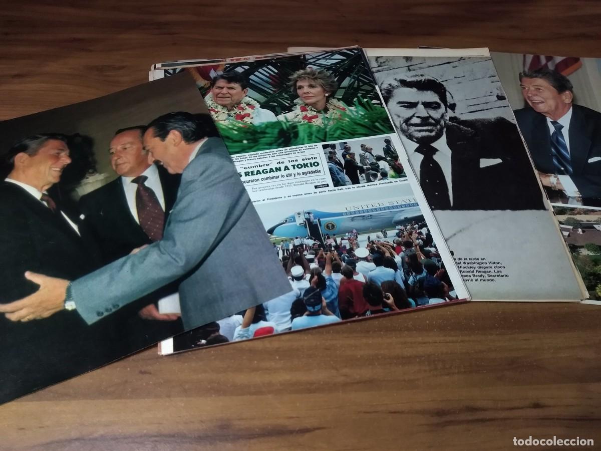 Otros art&iacute;culos de coleccionismo en papel: Ronald Reagan * Lote 100 Paginas Revistas Clippings