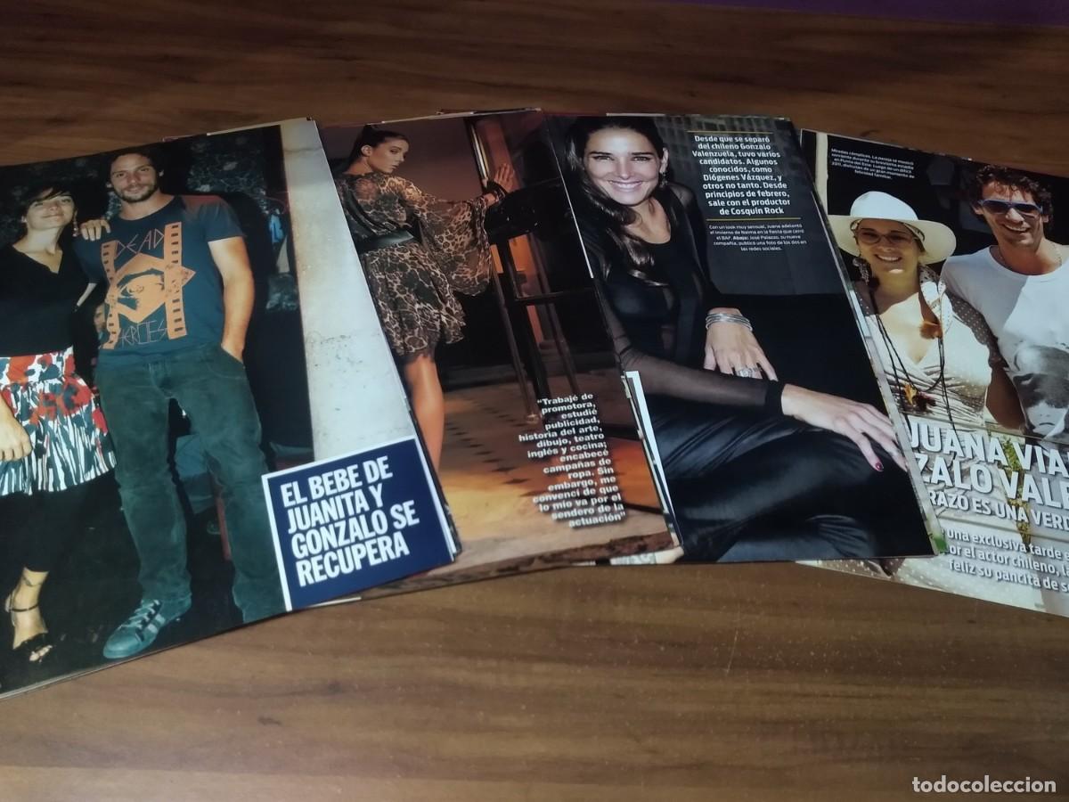 Outros artigos de papel: Juana Viale * Lote 100 Paginas Revistas Clippings # 5
