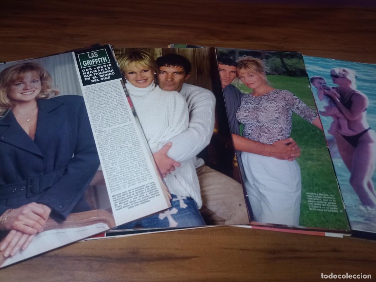 Otros art&iacute;culos de coleccionismo en papel: Melanie Griffith * Lote 100 Paginas Revistas Clippings